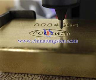 Tungsten Gold Plated Bar Picture