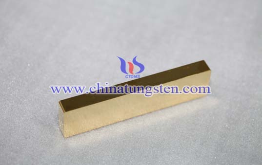 Tungsten Gold Plated Bar Picture