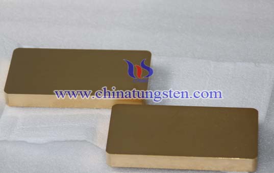 Tungsten Gold Plated Bar Picture