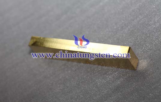 Tungsten Gold Plated Bar Picture