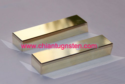 Tungsten Gold Plated Bar Picture